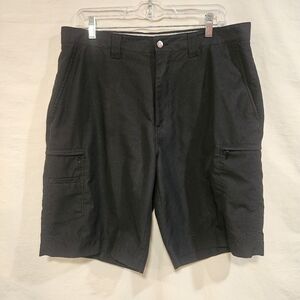 Callaway Black Cargo Shorts Relaxed Fit